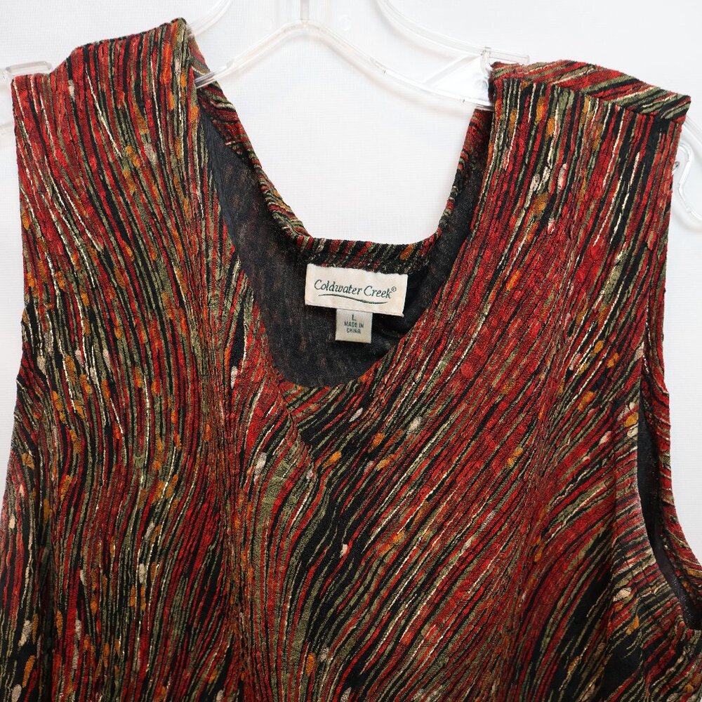 Coldwater creek 2 set tank top and jacket - Picture 4 of 4